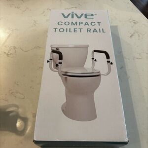 Vive Toilet Safety Rail - Black